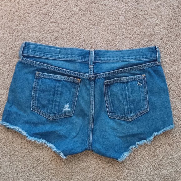 Rag & Bone Distressed Cutoff Denim Shorts Johny Size 27 - Picture 8 of 8